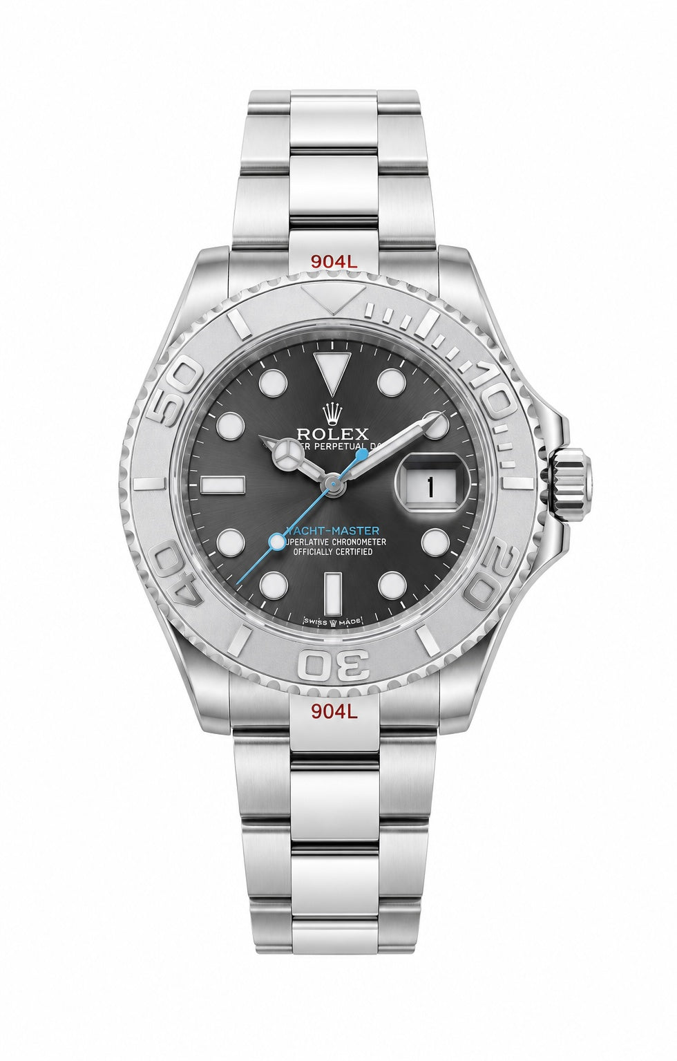 Rolex yacht master automatic grey 40mm