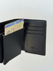 Lacoste black carrow wallet