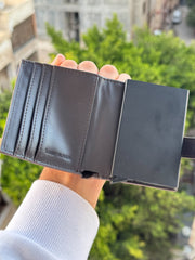 Tommy brown wallet and card holder