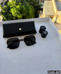 Louis vuitton aviator rectangular sunglasses