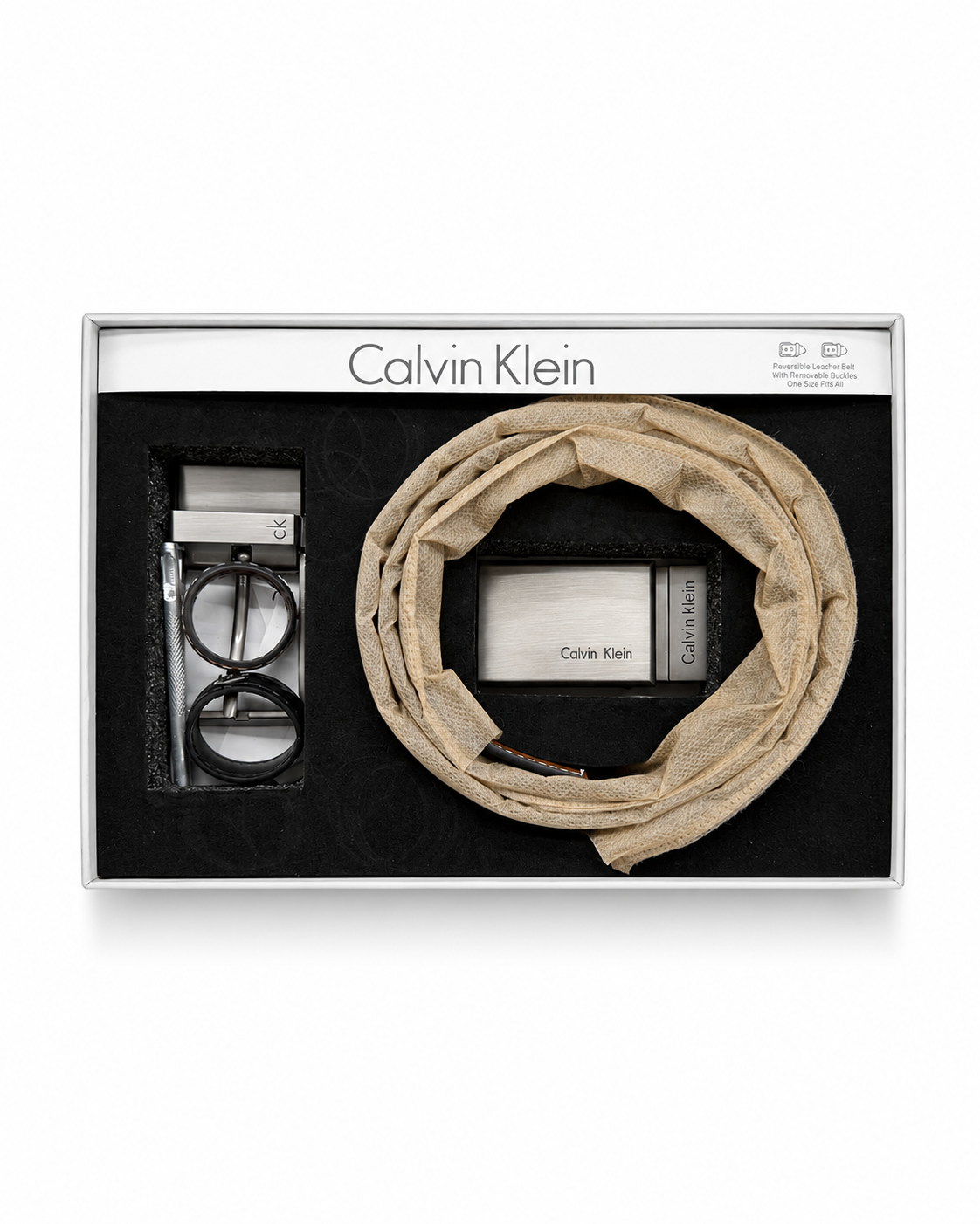 Ck double face belt gift box
