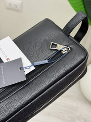 Tommy black hand bag