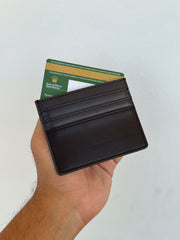Rolex brown card holder