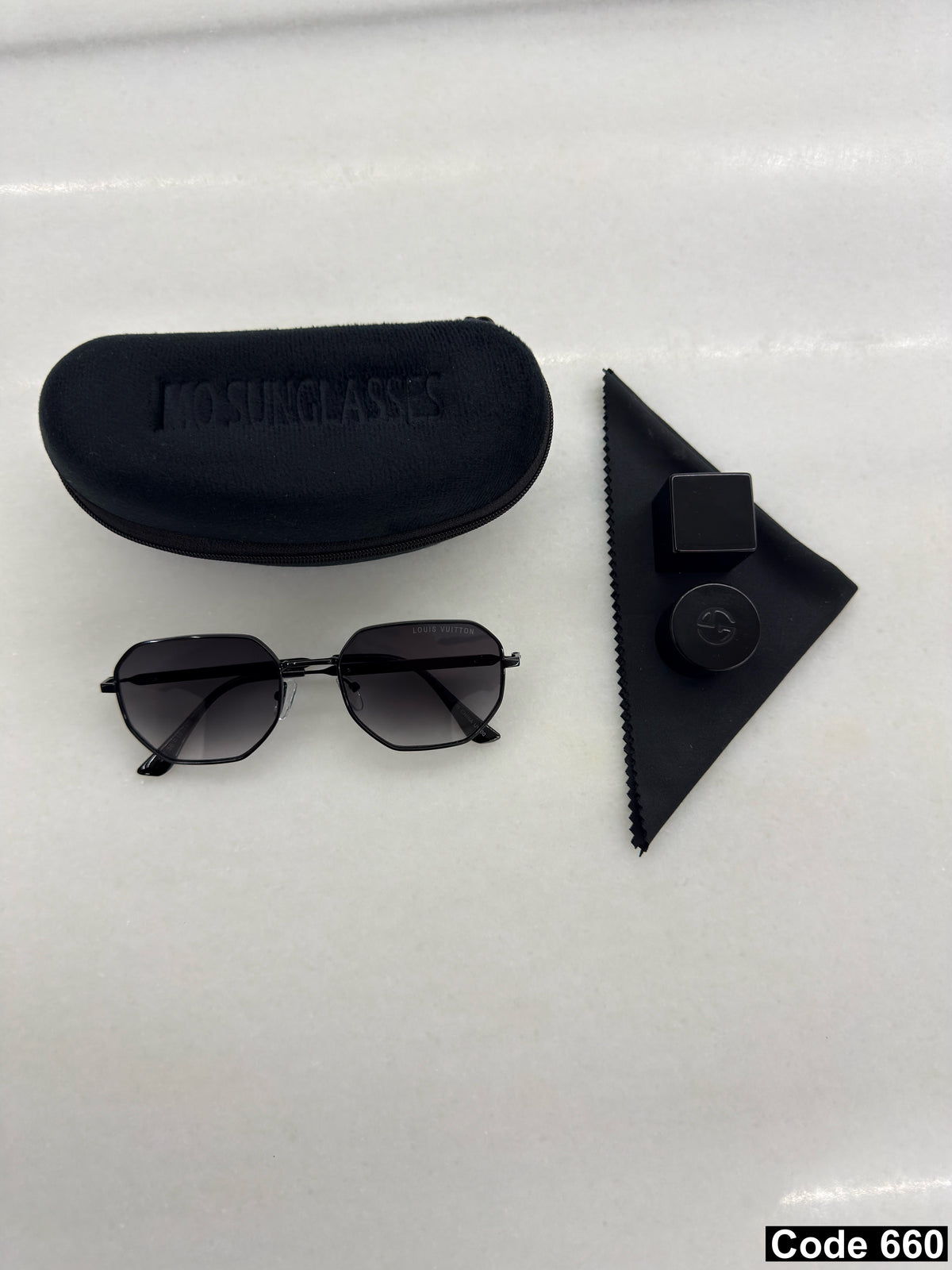 Lv hexagonal sunglasses