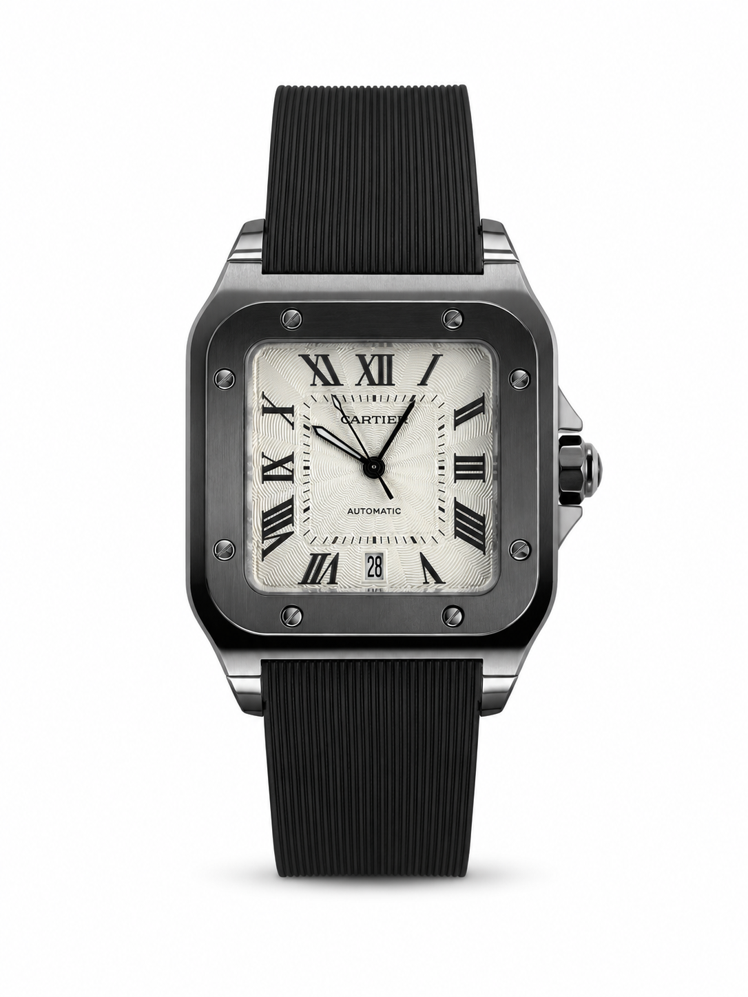 Cartier santos rubber