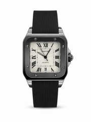 Cartier santos rubber