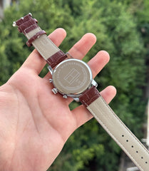 Tommy leather chronograph