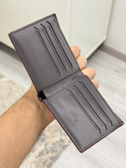 Lacoste brown crocodile wallet