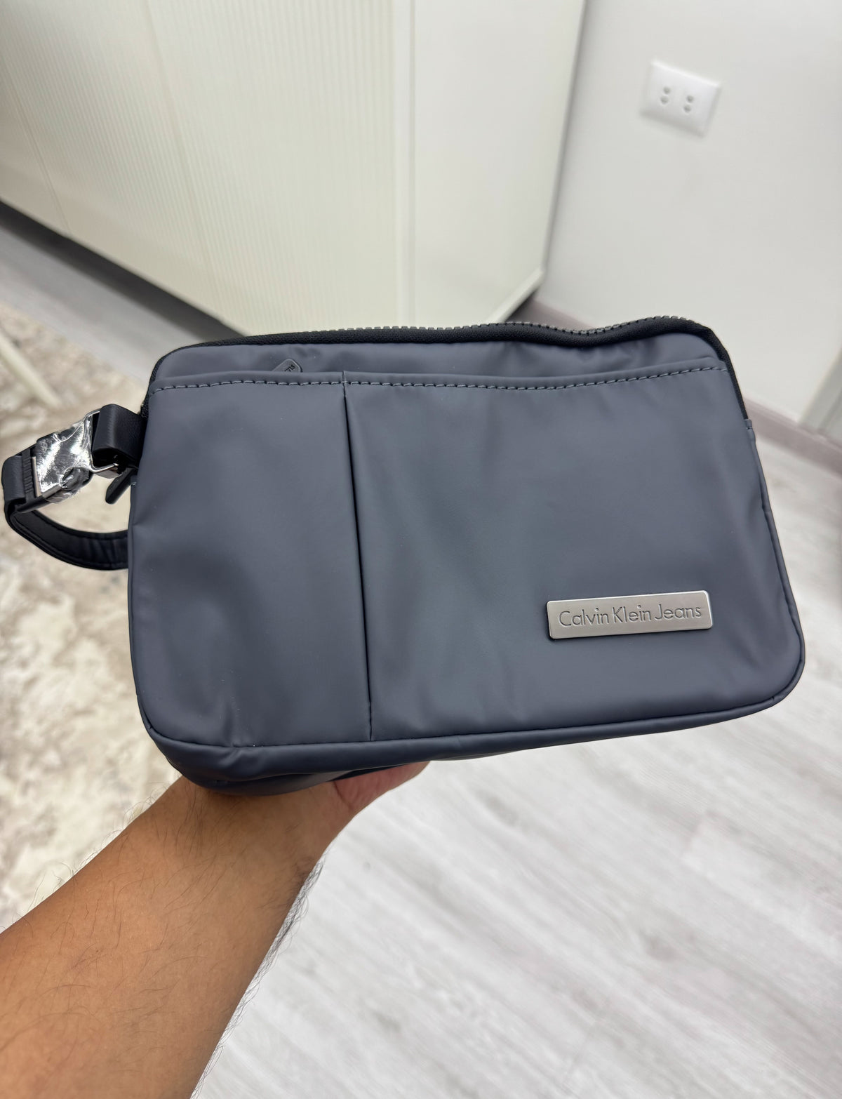 Ck grey bag 2*1 ( cross and hand )