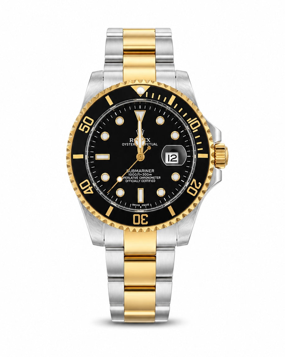 Rolex submariner gold black