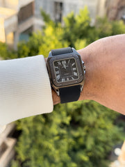 Cartier santos rubber