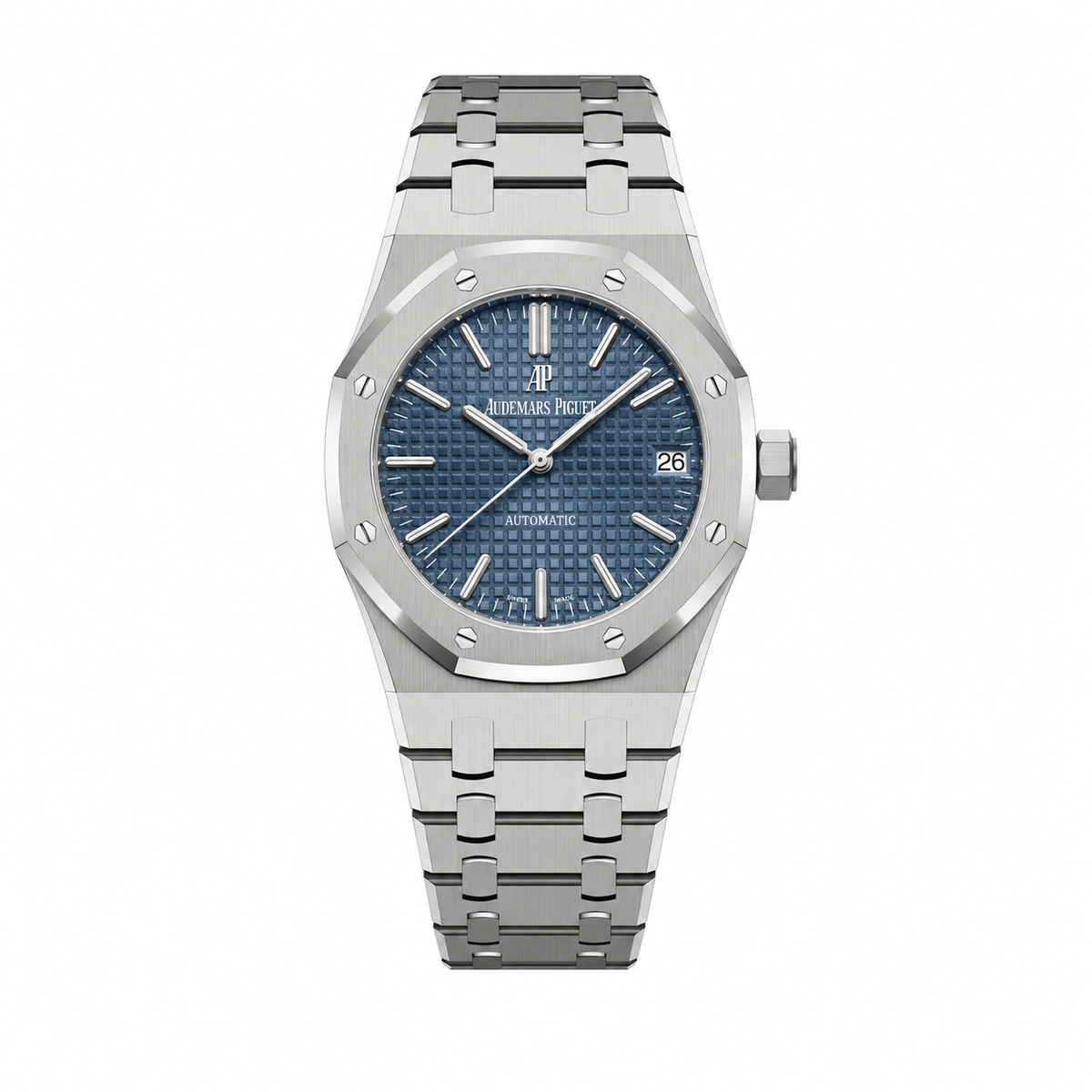 Ap automatic silver navy 41mm steel