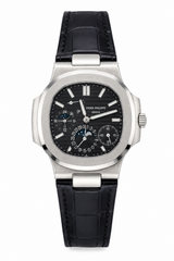 Patek nautilus moon phase leather black 40mm