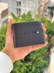 Mont blanc dark brown wallet