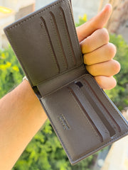 Mont blanc dark brown wallet