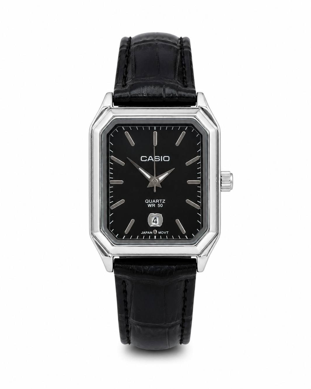 Casio leather rectangle
