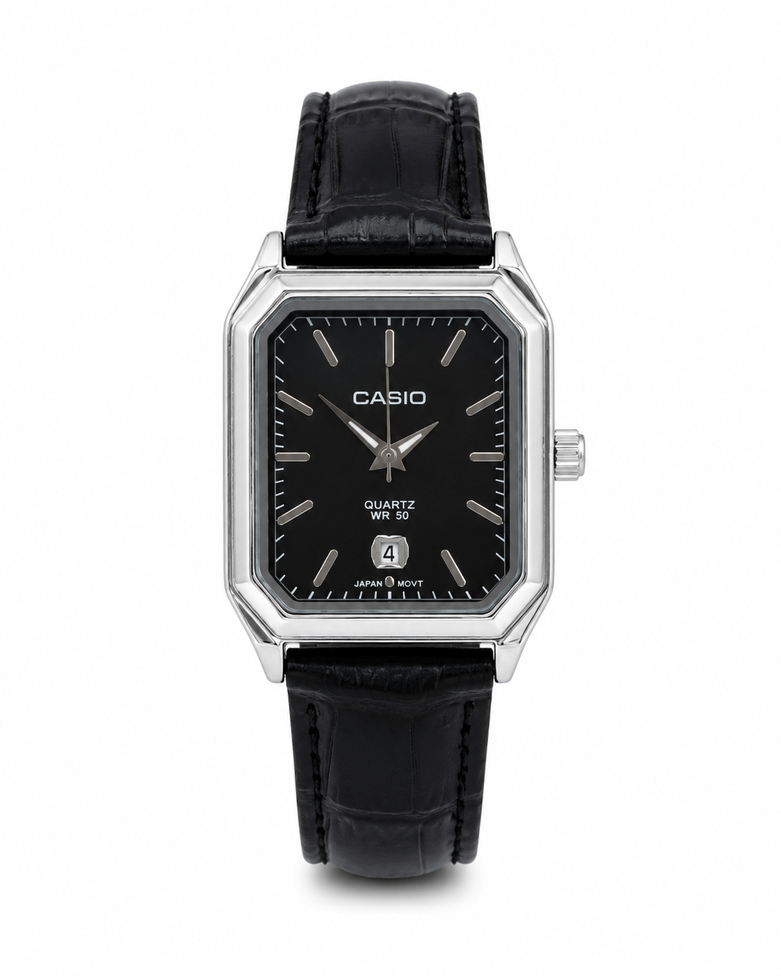 Casio leather rectangle