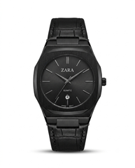 Zara genuine leather full black