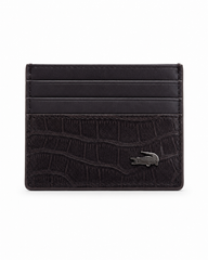 Lacoste crocodile brown card holder