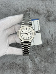 Patek nautilus automatic silver white 40mm