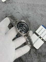 Rolex daytona automatic black steel 40mm