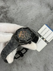 Ap skeleton automatic full black 41mm steel