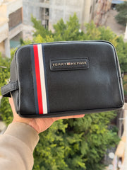 Tommy black hand bag