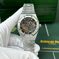 Ap skeleton automatic silver 41mm steel