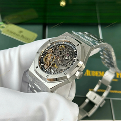 Ap skeleton automatic silver 41mm steel