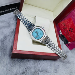 Patek nautilus moon phase silver tiffany 40mm