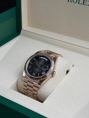 Rolex day date automatic rose gold 40mm