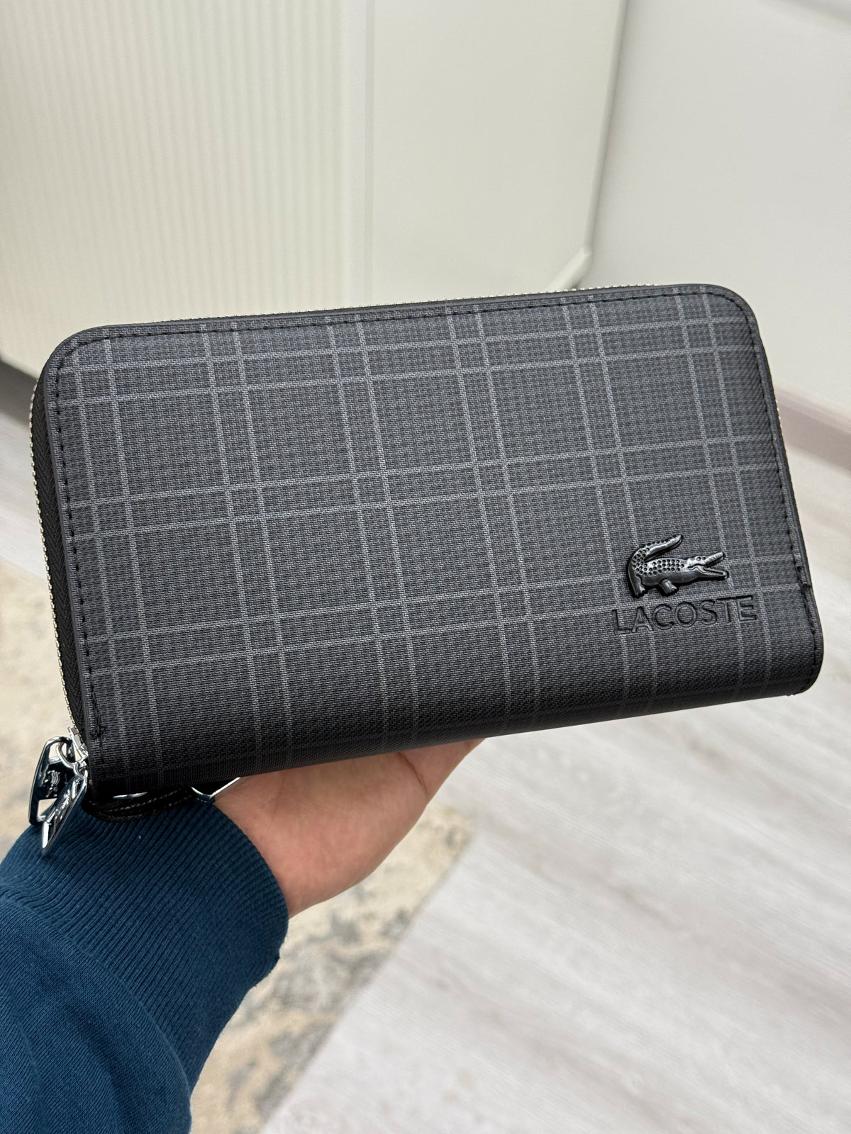 Lacoste black carrow handbag