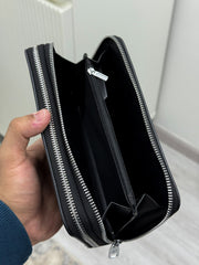 Lacoste black carrow handbag