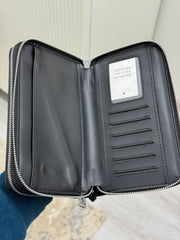 Lacoste navy carrow handbag