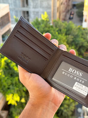 Boss brown wallet