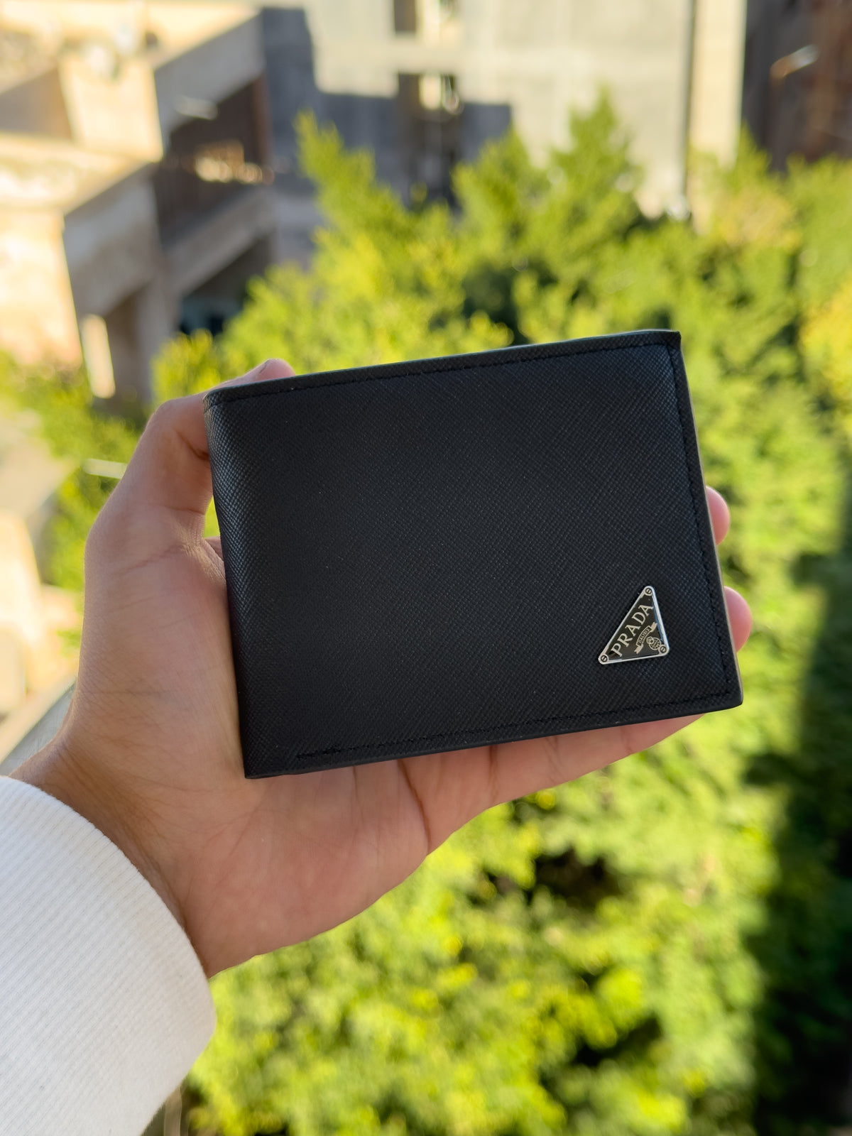 Prada black wallet