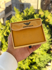 Armani brown wallet