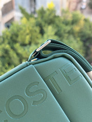 Lacoste green cross bag