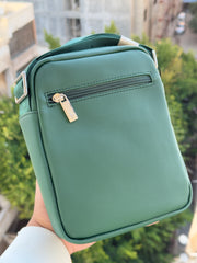 Lacoste green cross bag