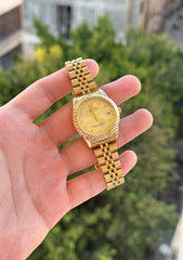 Rolex date just full gold