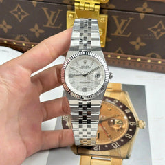 Rolex land dweller automatic full silver 41mm