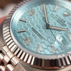 Rolex land dweller automatic silver tiffany 41mm