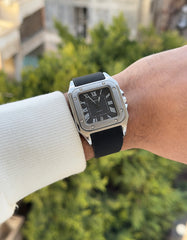 Cartier santos rubber