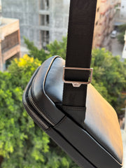 Lacoste black cross bag