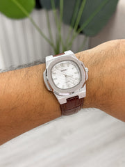 Skmei patek leather
