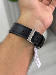 Naviforce black leather