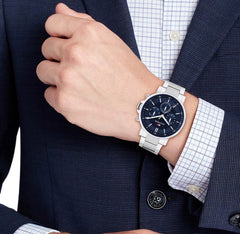 Tommy silver navy basic