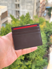 Ferrari brown card holder
