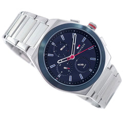 Tommy silver navy chronograph