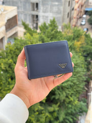 Armani blue wallet